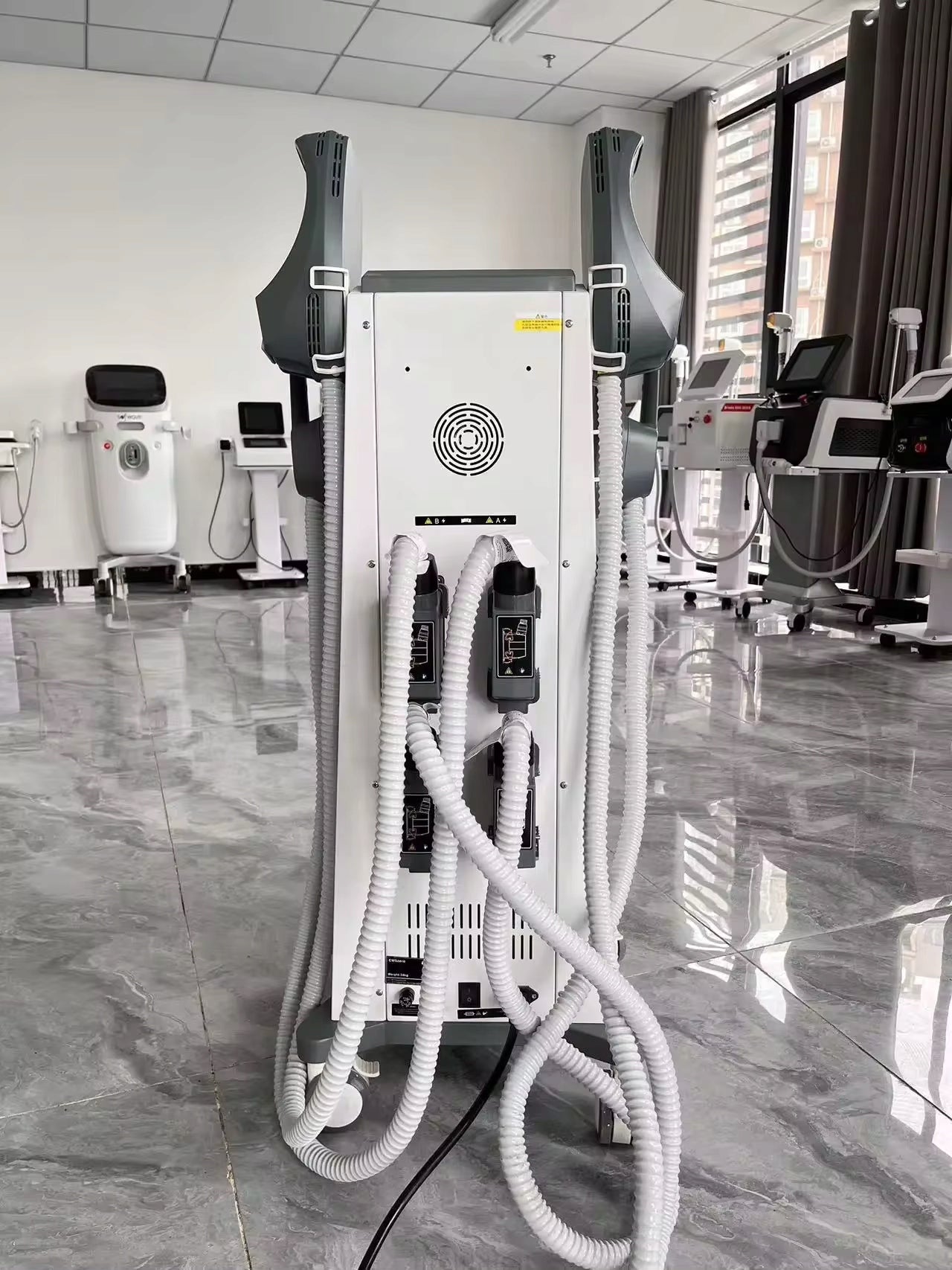 EMS ZERO 14 Tesla 6000W EMS COSMETIC MACHINE 4 HEADS Beauty PRO CE Medical device no