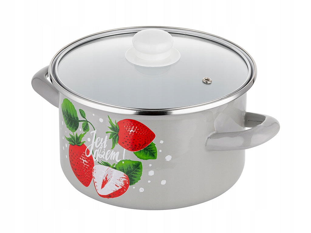 ENAMELLED POT JAM EMALIA PLESZEW 18 CM 3 L Brand Emalia Pleszew