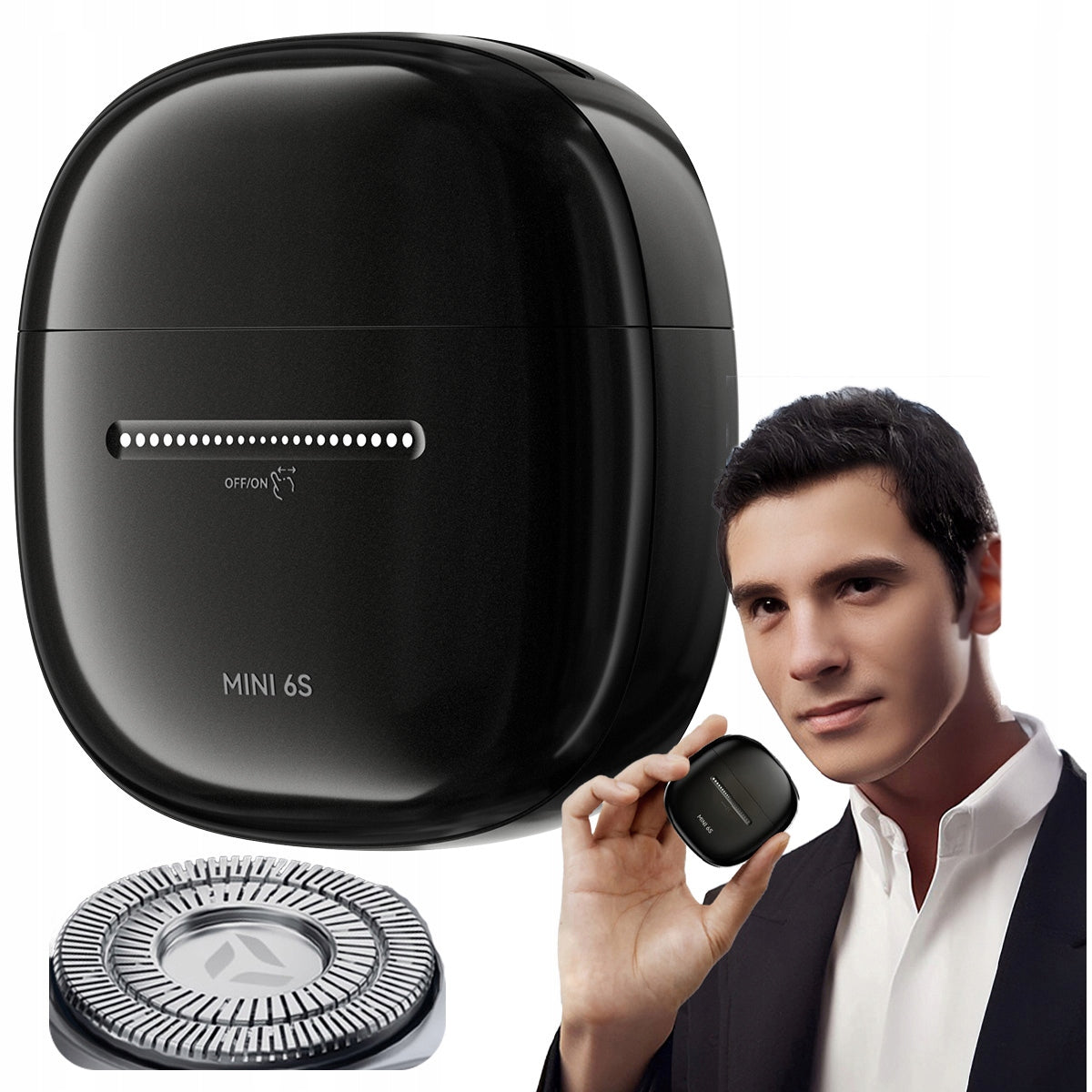 ENCHEN MINI 6S Compact WIRELESS Beard Travel Shaver Charging time 60 min
