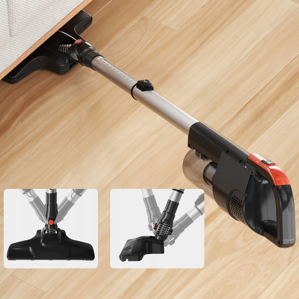 ENCHEN V3 PLUS Wireless Vertical Vacuum Cleaner Lightweight Handy 2in1 HEPA Power supply rechargeable battery