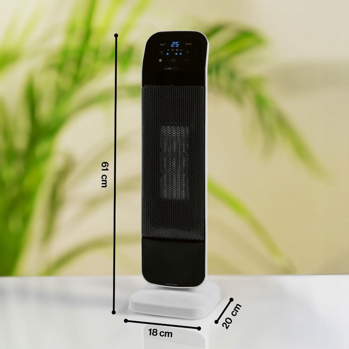 ENERGY-SAVING ELECTRIC HEATER 2000 W, FAN CLATRONIC HL 2 Brand Clatronic