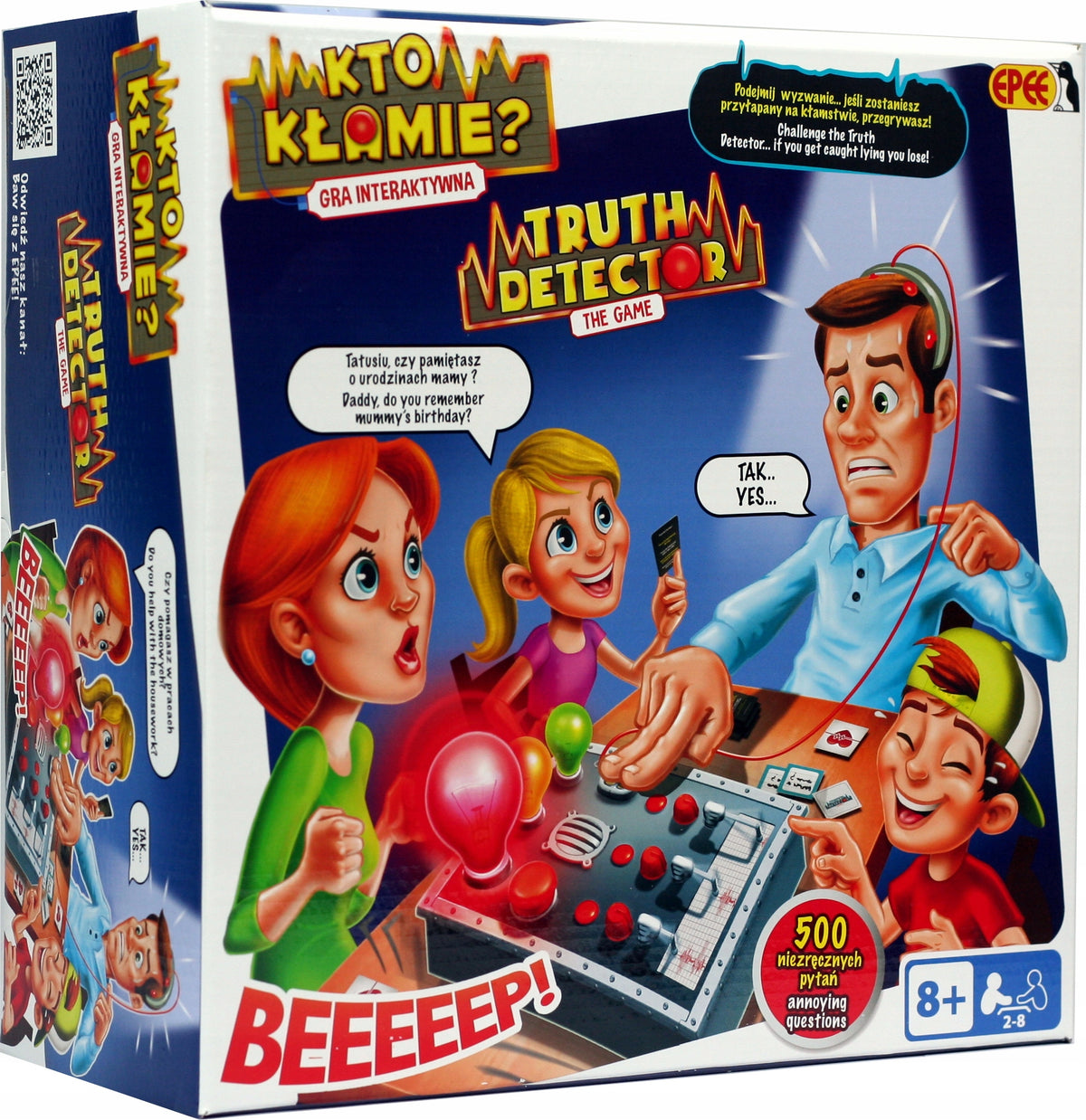 EPEE Interactive game Who is lying? Family game lie detector for 8+ years