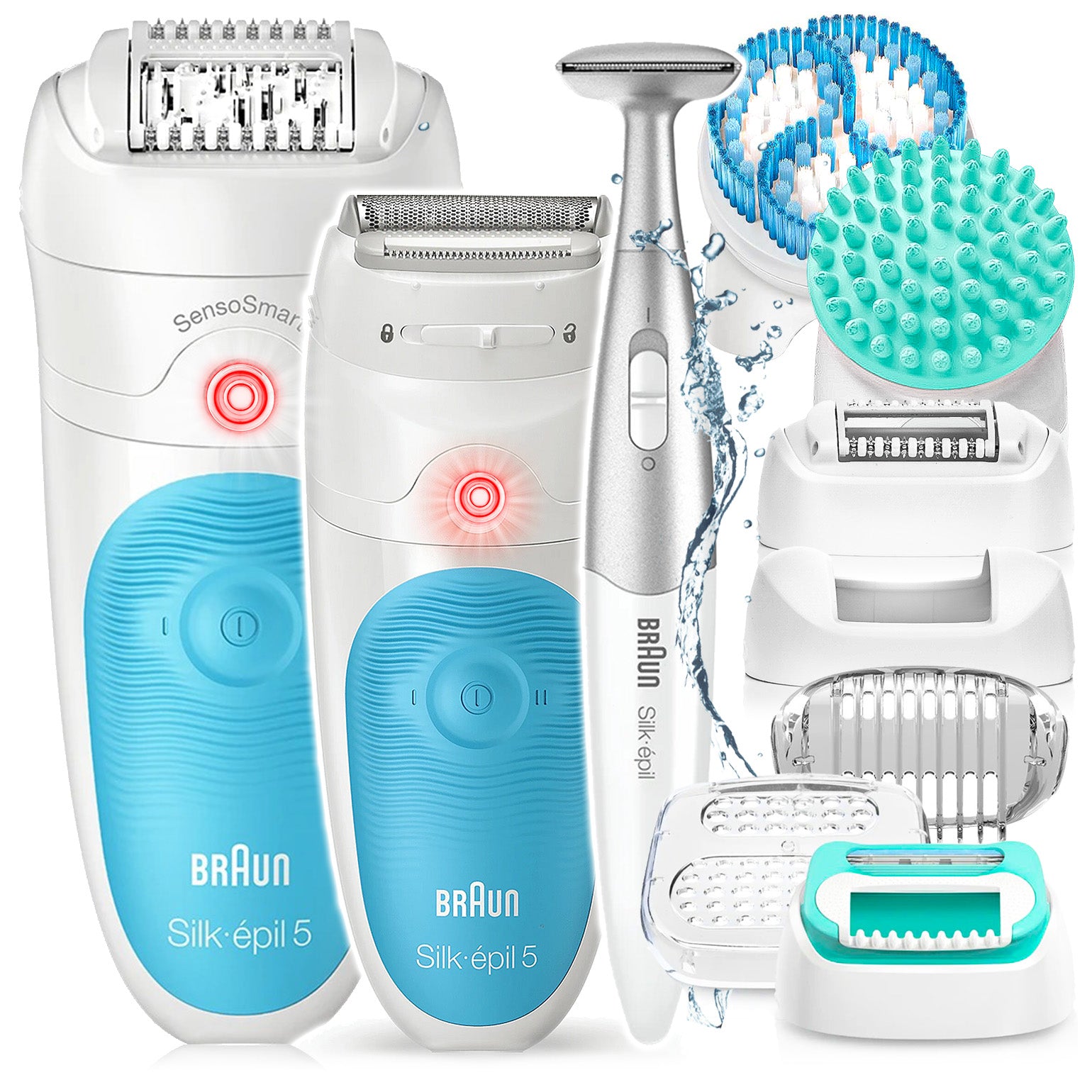 EPILATOR BRAUN Silk-epil 5 SensoSmart + SPA + SHAVER + BIKINI TRIMMER 5in1 EAN (GTIN) 5905999120546