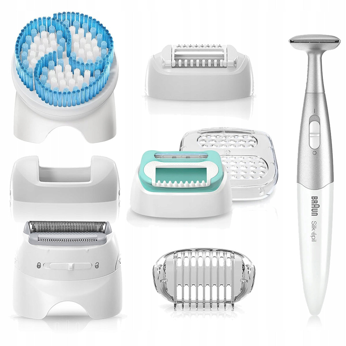 EPILATOR BRAUN Silk-epil 5 SensoSmart WET&DRY+ SHAVER+ TRIMMER+ 5 additives Brand Braun