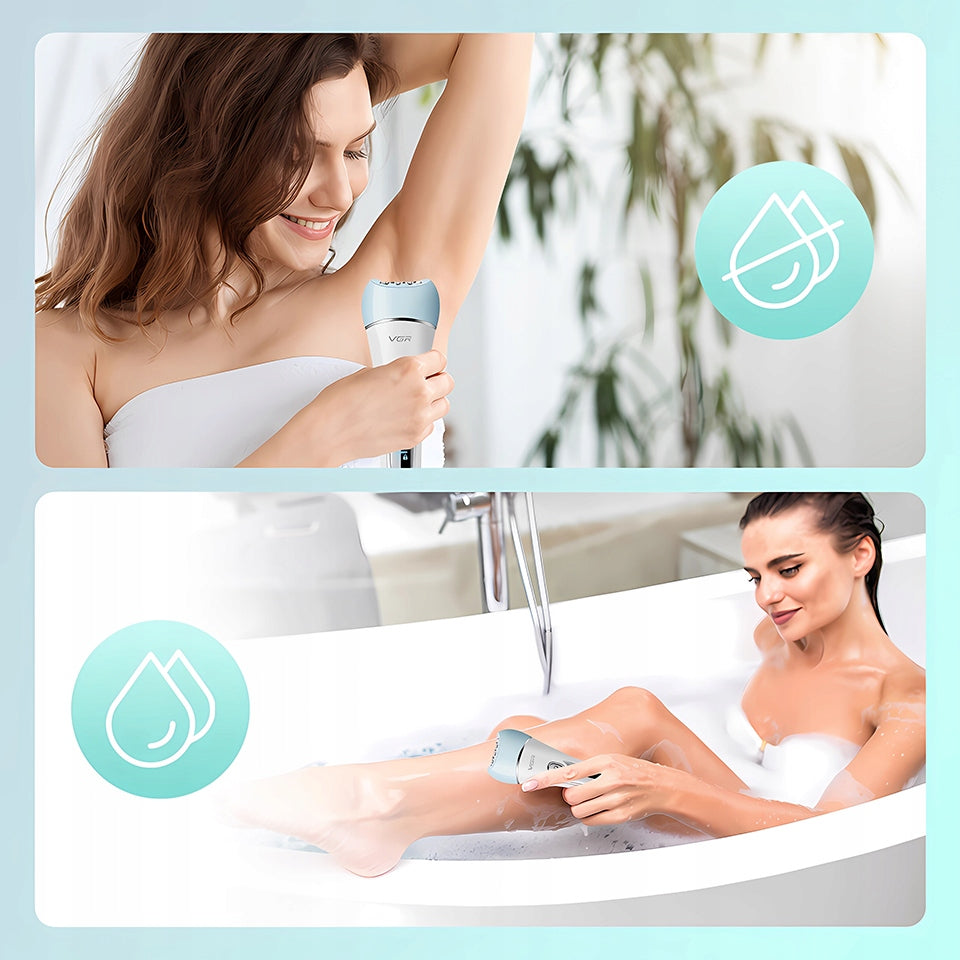 EPILATOR FOR WOMEN SHAVER WOMEN'S LEG ARMPIT BIKINI BODY SCRUB 6IN1 Brand no brand