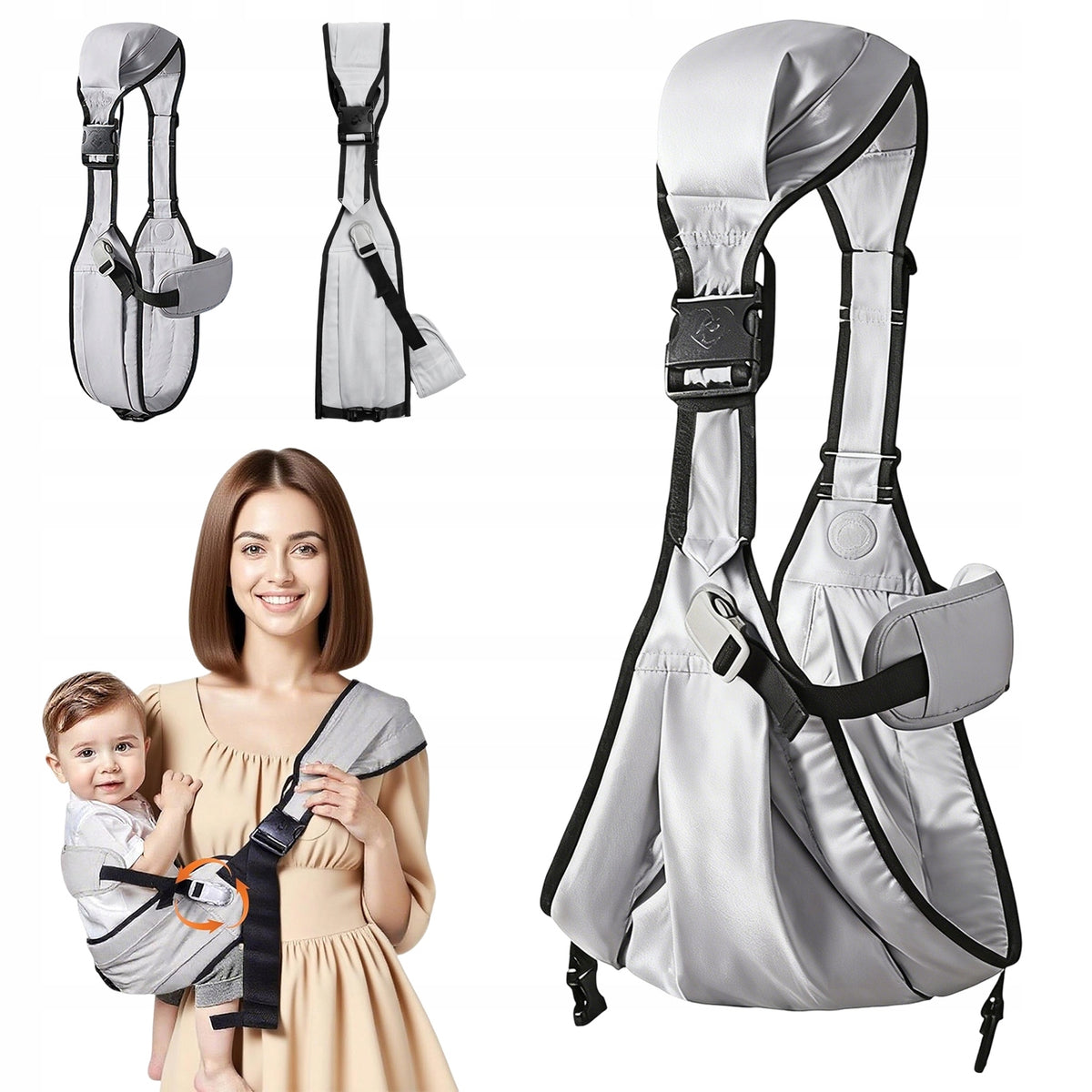 ERGONOMIC BABY CARRIER PORTABLE BABY CARRYING SCARF