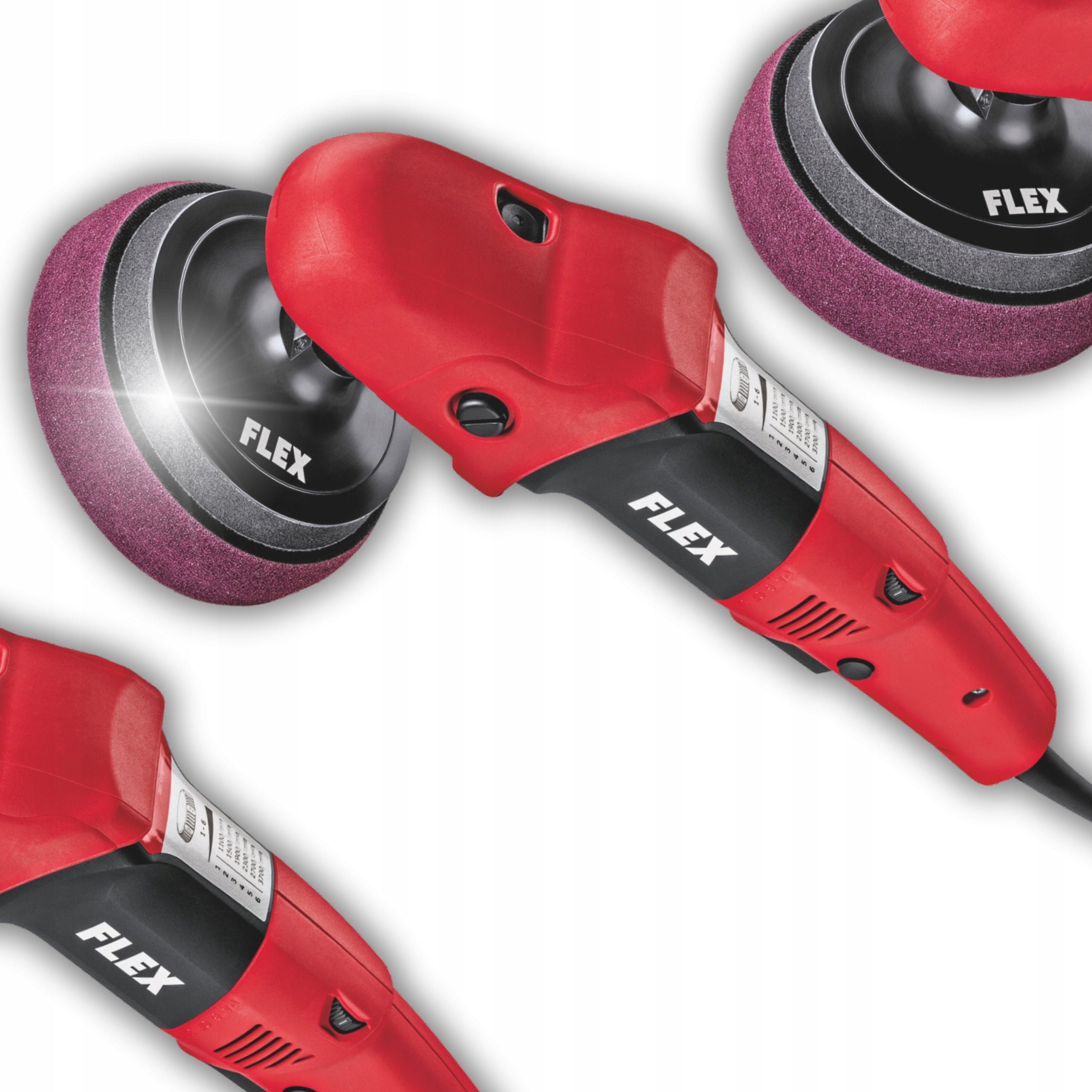 ERGONOMIC POLISHER WITH ADJUSTABLE SPEED FLEX PE 14-3 125mm 880W