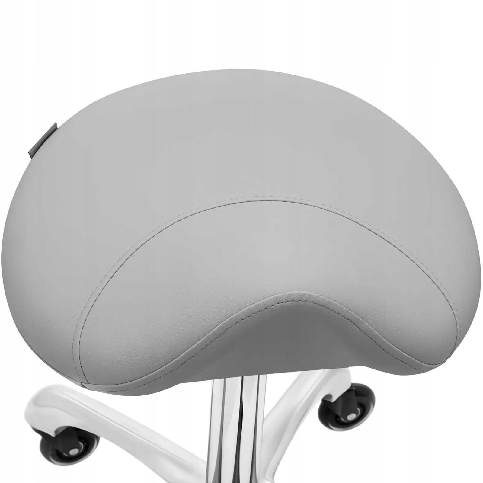 ERGONOMIC SADDLE CHAIR WITH WHEELS UP TO 150KG 57-75CM DARK GREY Product weight with unit packaging 8.96 kg