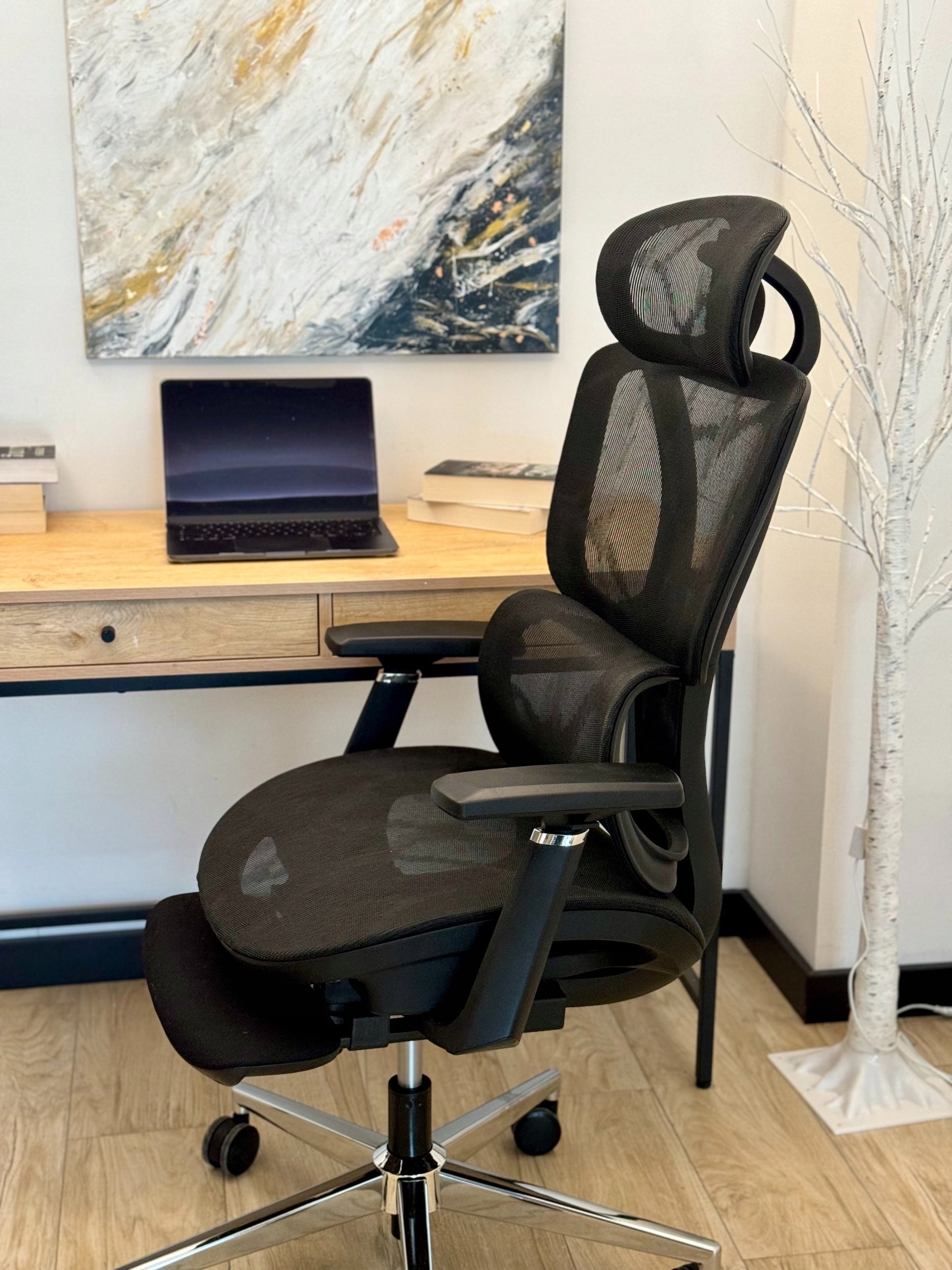 ERGONOMIC swivel office chair WITH FOOTREST NEOVA adjustable JUMIhome EAN (GTIN) 5900410270664