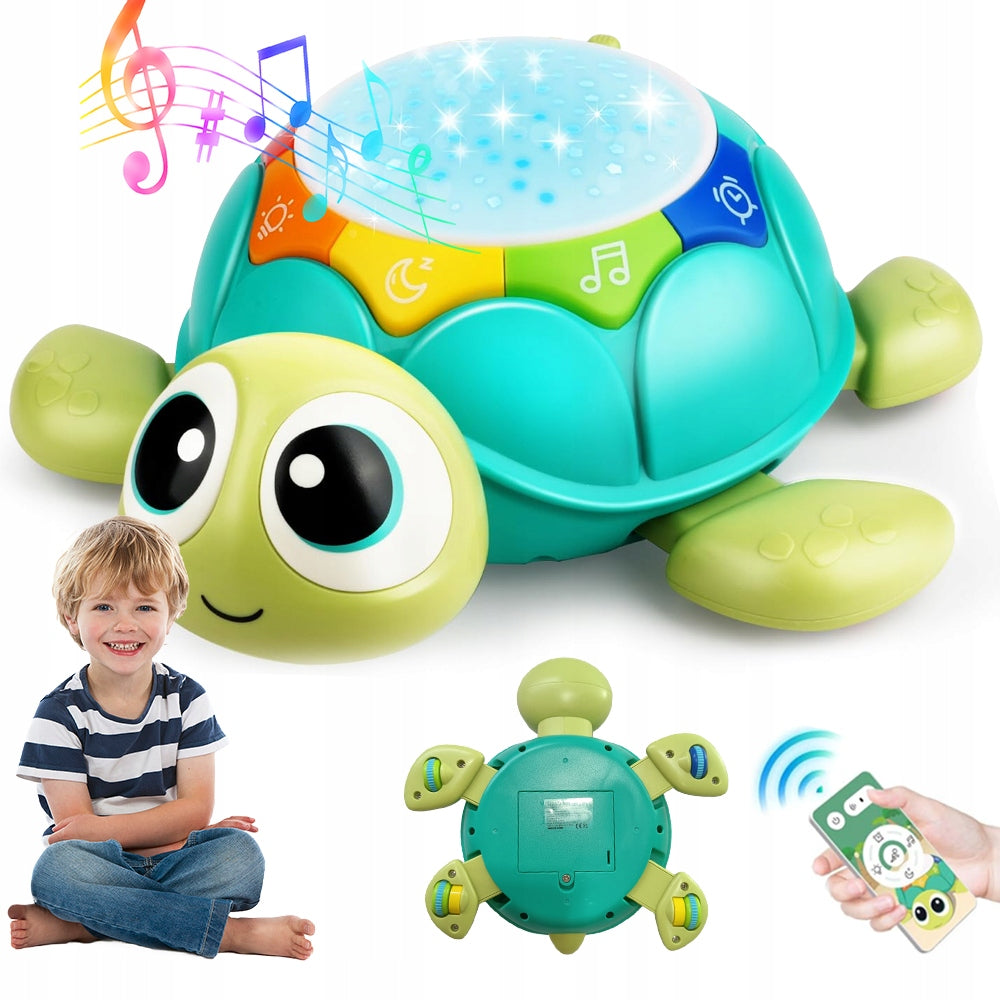ESCAPING CRAWLING TURTLE 3 TIME MODES 5 SOUNDS 4 COLORS PROJECTION