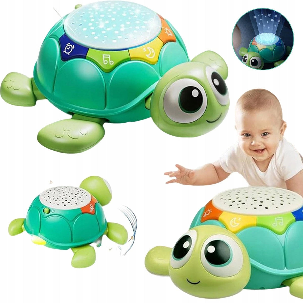 ESCAPING CRAWLING TURTLE INTERACTIVE GAME CHILDREN'S CRAWLING TOY