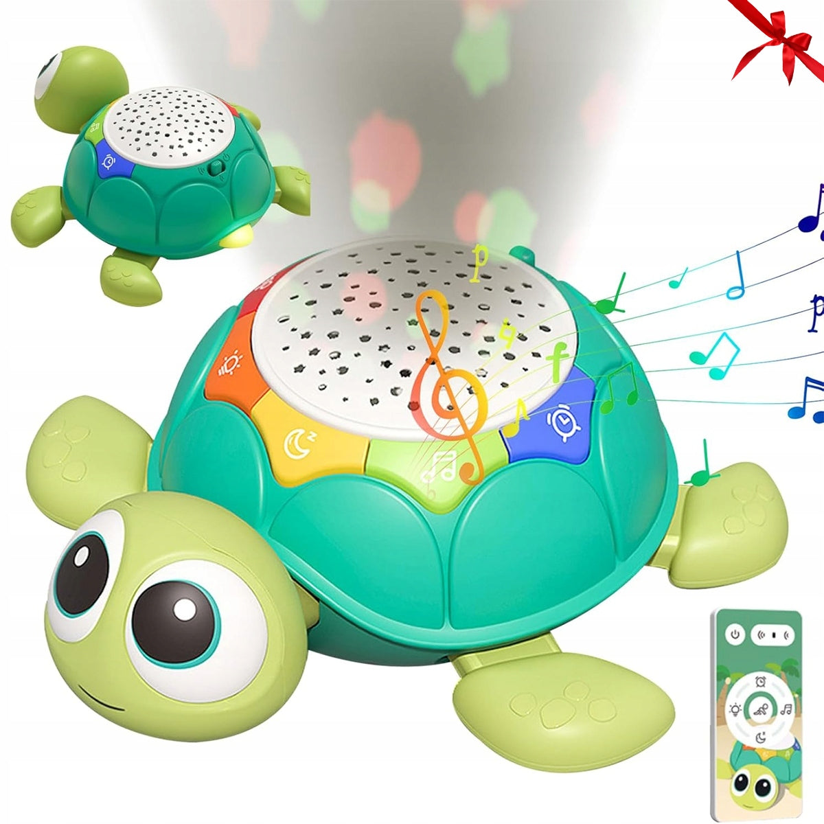 ESCAPING CRAWLING TURTLE INTERACTIVE TOY MUSIC PROJECTION JYSafora Manufacturer code DongmaX