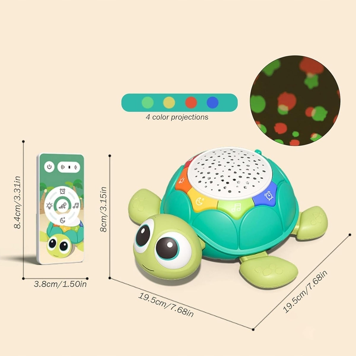 ESCAPING CRAWLINGUSE AND PROJECTION TURTLE INTERACTIVE WALKING TOY Packaging status original