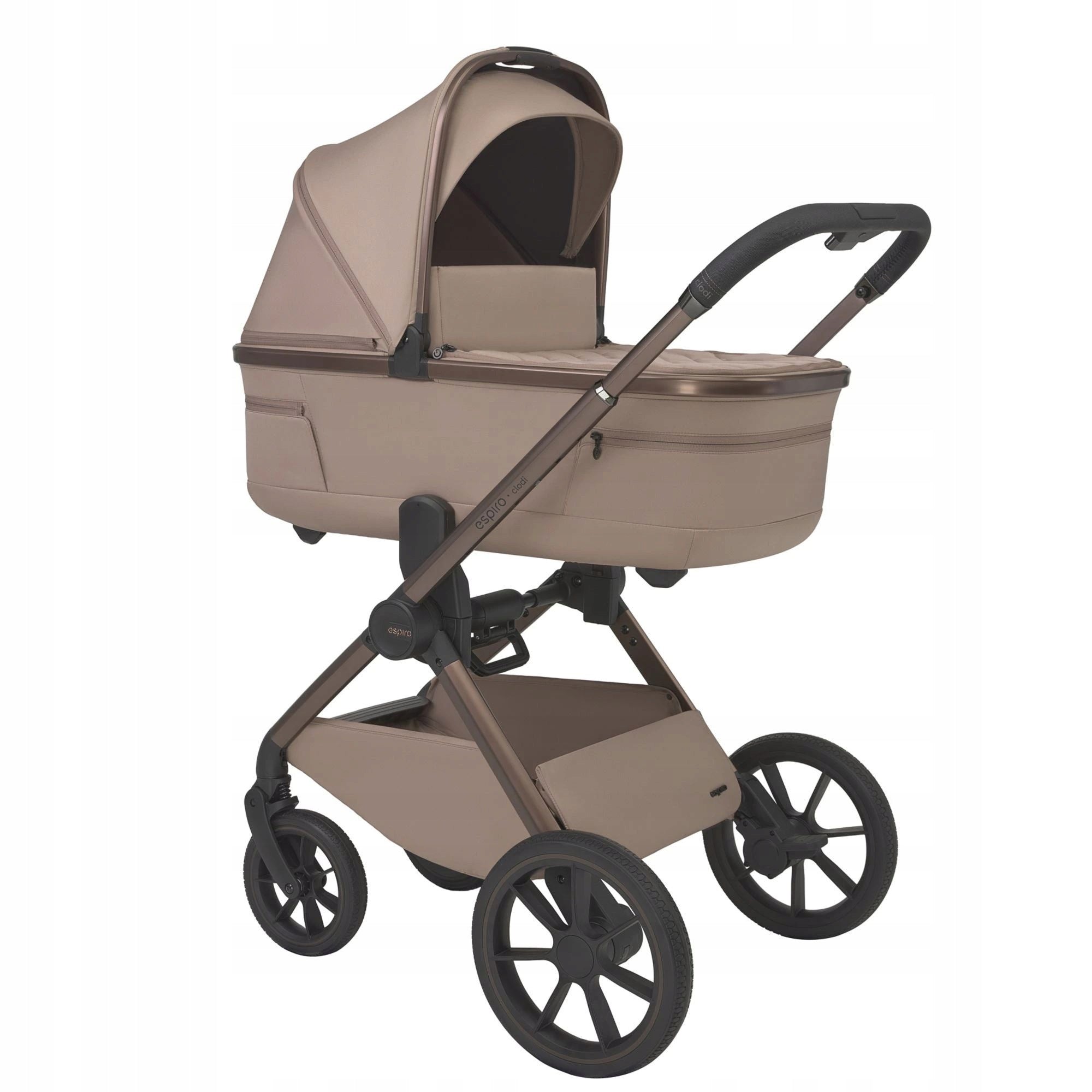 ESPIRO CLODI trolley 3in1 JOIE I-STARTER + ADAPTERS / 09 STYLISH BROWN Packaging status original