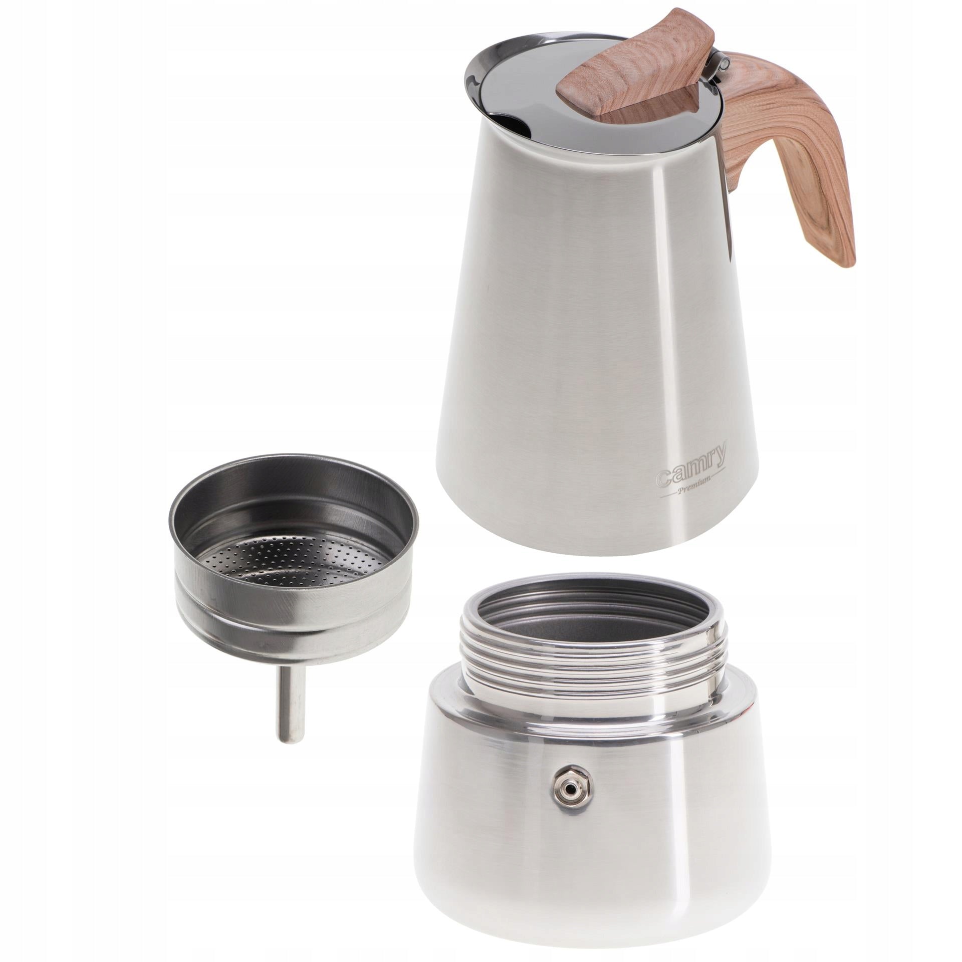 ESPRESSO COFFEE MAKER Works on Induction Steel Gas 450ml Manufacturer code CR4424
