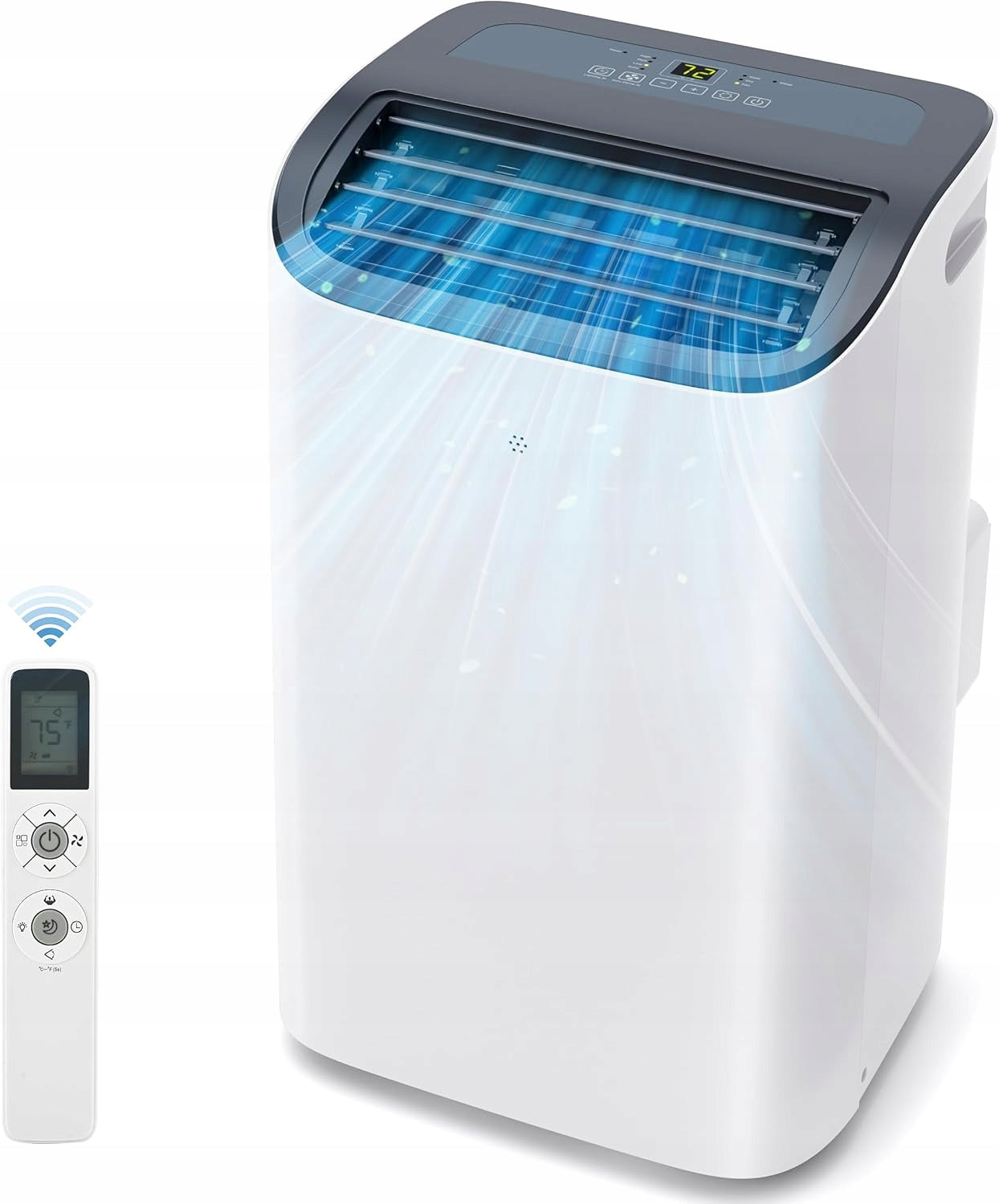 EUHOMY 900 BTU Mobile Air Conditioner with Outlet Hose, Quiet Operation