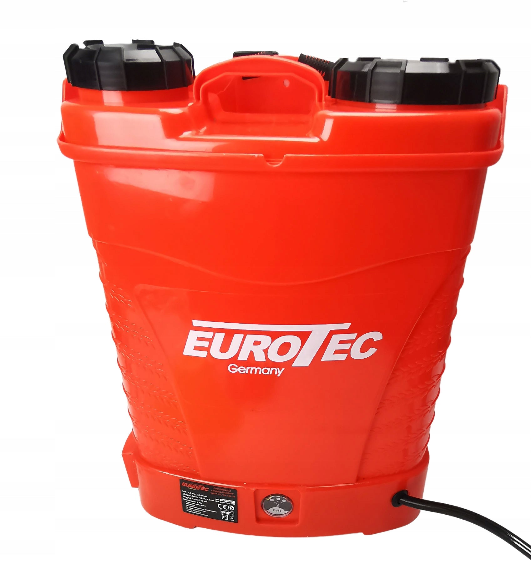 EUROTEC CORDLESS BACKPACK SPRAYER Batteries included yes