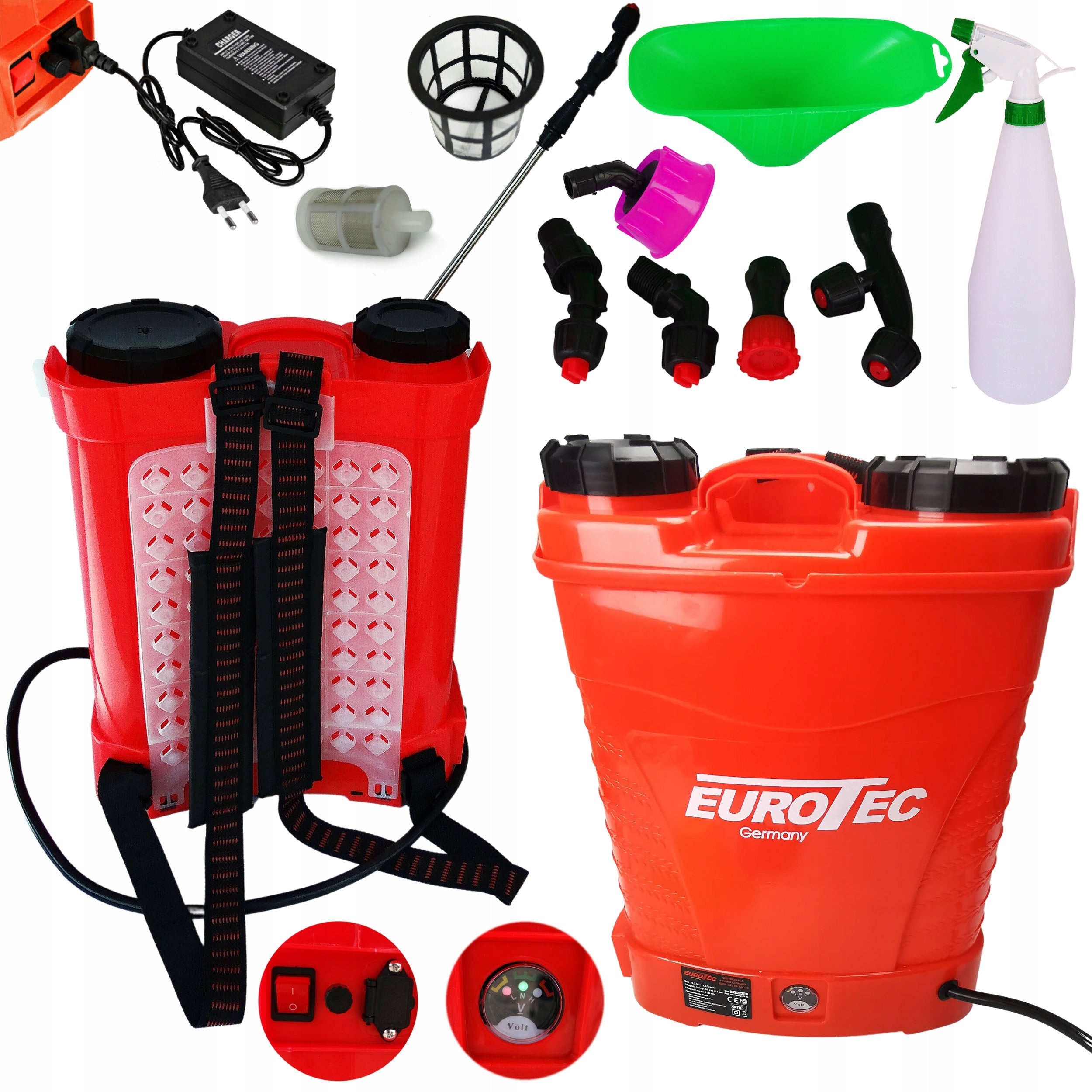 EUROTEC CORDLESS BACKPACK SPRAYER