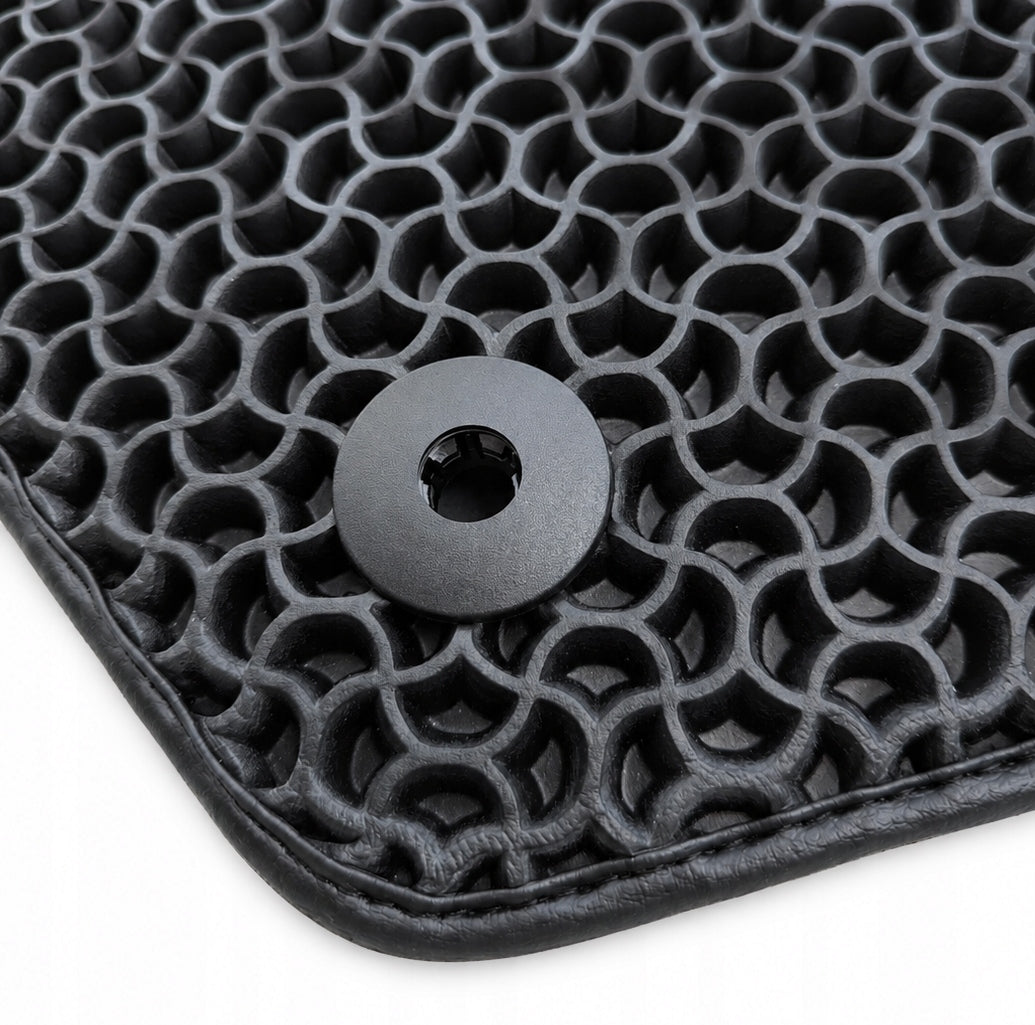 EVA Car Rugs – Thick, Black, Customized, WAVE PATTERN, Charm Leather Manufacturer's catalog number motoEVA FALA UNI SKÓRA