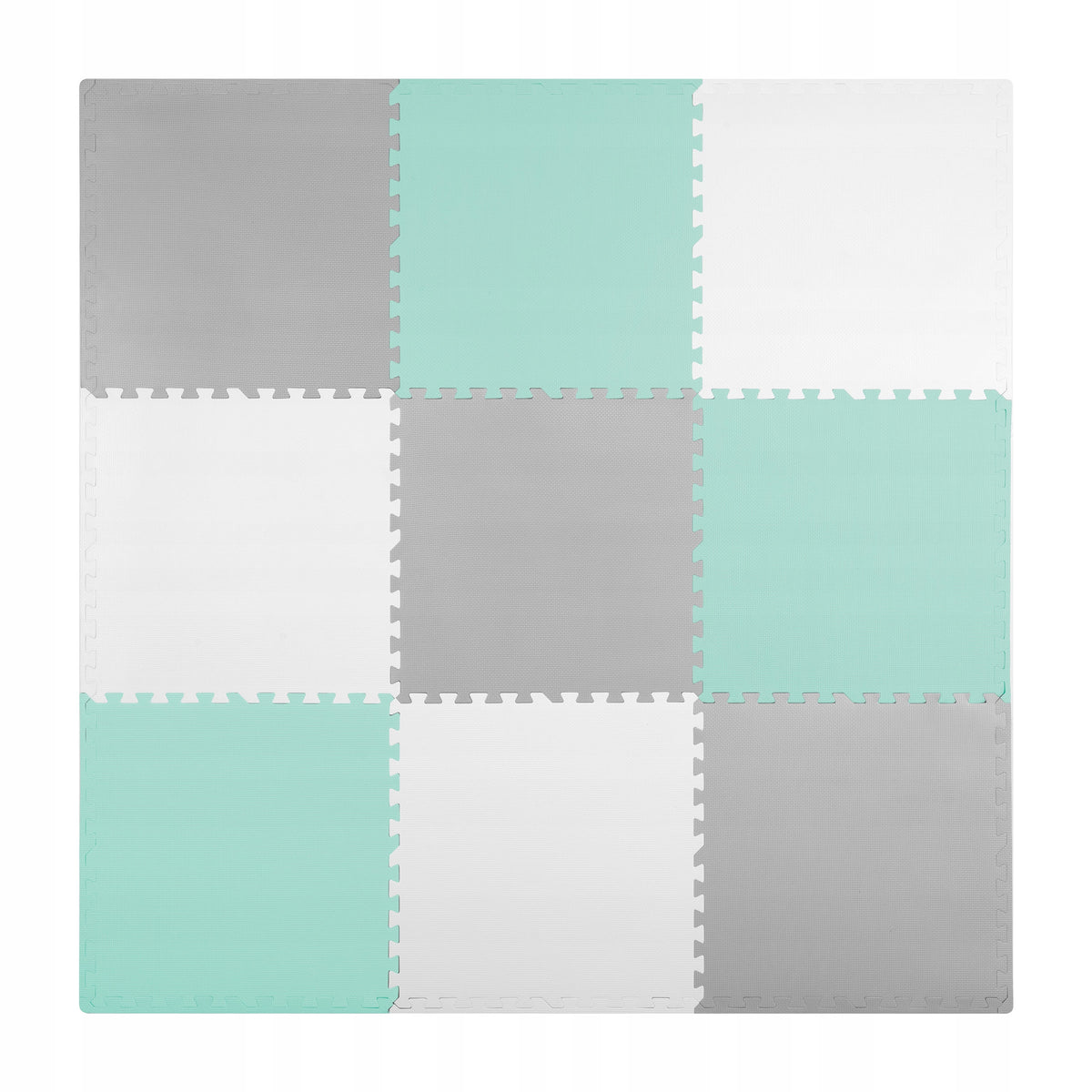 EVA FOAM MAT LARGE FOAM PUZZLE SOFT 180x180cm 9pcs RICOKIDS