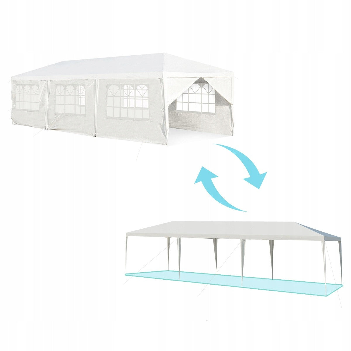 EVENT PAVILION GARDEN TENT 3X9 WATERPROOF Length 9 m