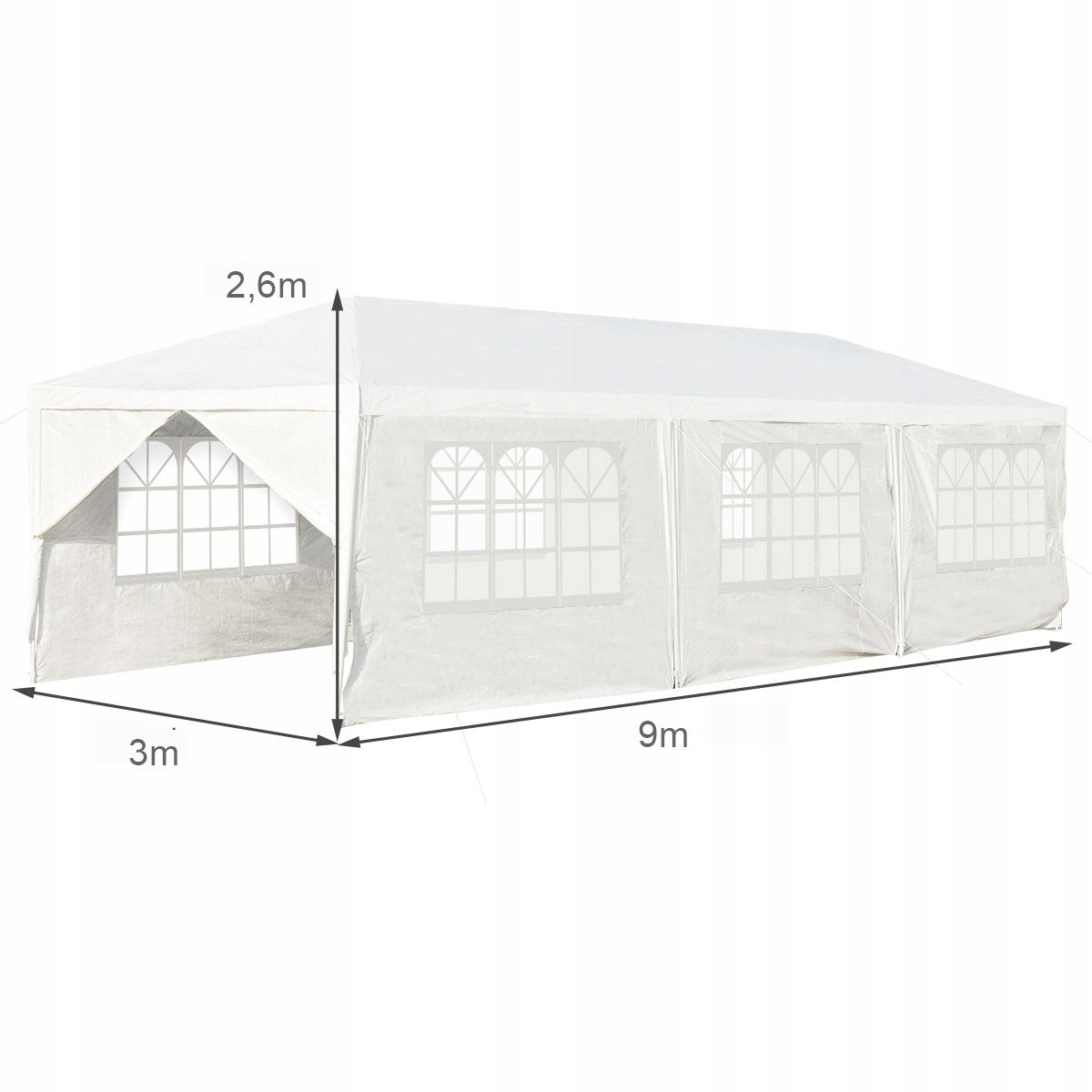 EVENT PAVILION GARDEN TENT 3X9 WATERPROOF Manufacturer Costway