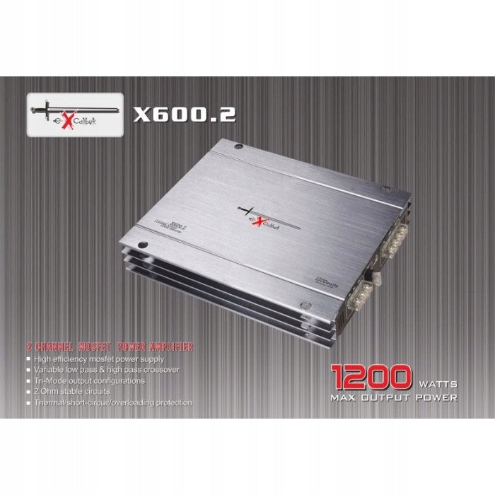 EXCALIBUR X600.2 2-CHANNEL AMPLIFIER !OPPORTUNITY! Packaging status original