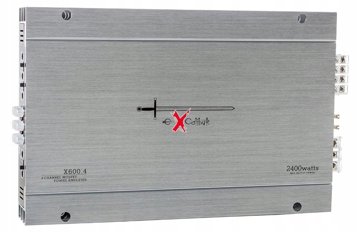 EXCALIBUR X600.4 car amplifier 4-CHANNEL NEW POWER 4x60W RMS