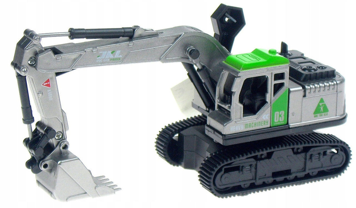 EXCAVATOR ON TRACKS SILVER