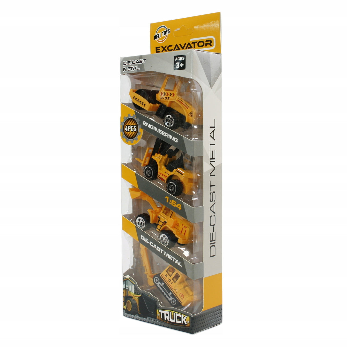 EXCAVATOR ROLLER SET OF CONSTRUCTION VEHICLES 4PCS