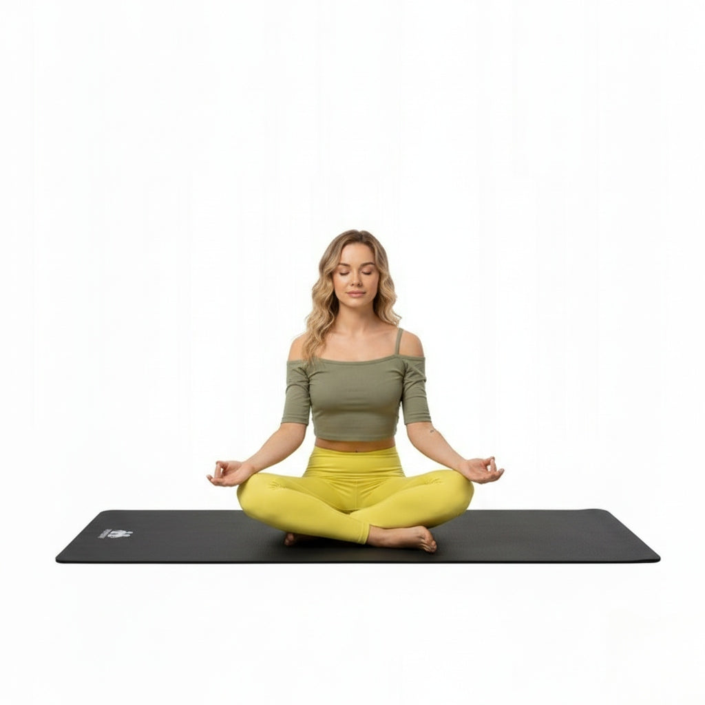EXERCISE MAT FITCHEMY YOGA GYMNASTICS NBR 1,5CM THICK FITNESS WITH HANDLE Manufacturer code FITCHEMY-001