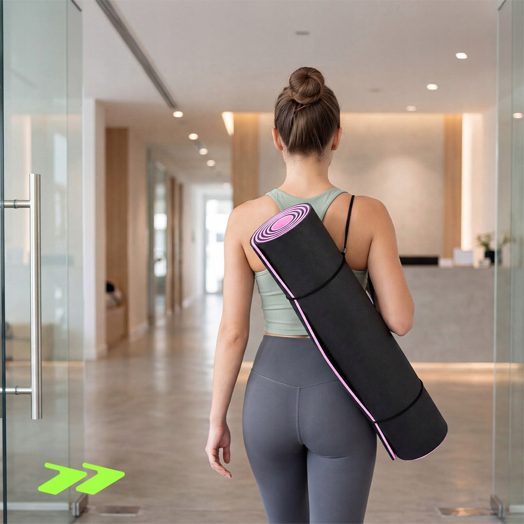EXERCISE MAT THICK NON-SLIP YOGA FITNESS TPE SOFT LARGE 183x61 CM Manufacturer code 115324