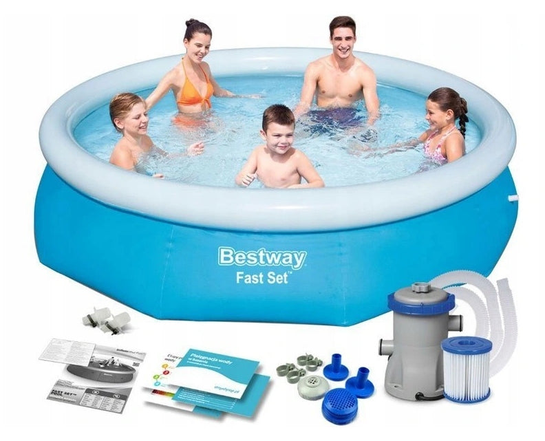 EXPANSION GARDEN POOL 305x76cm + PUMP + FILTER SET BESTWAY