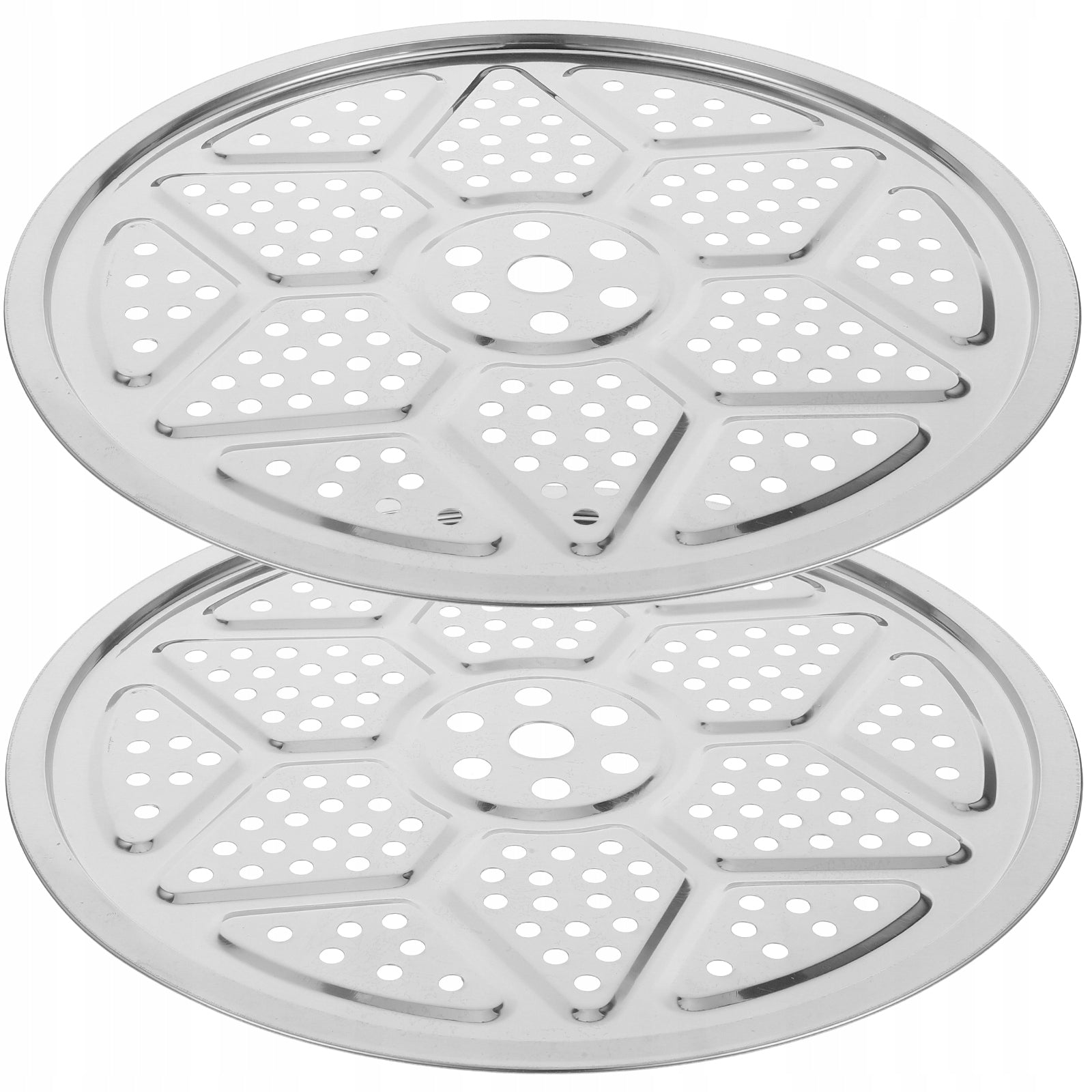 Easy to Clean Stainless Steel Steamer Trays - 2 Pack Brand no brand