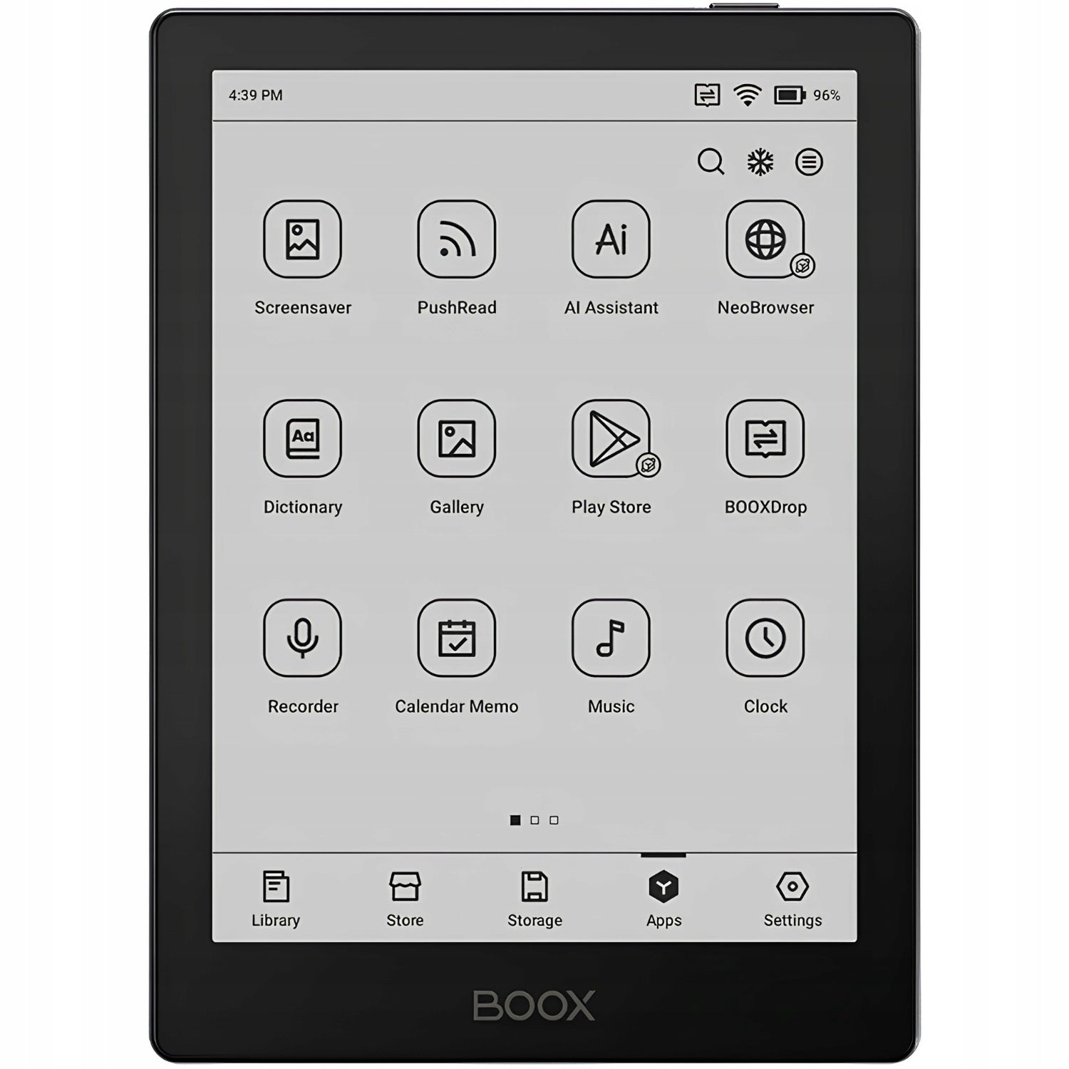 Ebook Tablet Reader Onyx BOOX GO 6 E Ink Carta 32GB 6 Cali Black