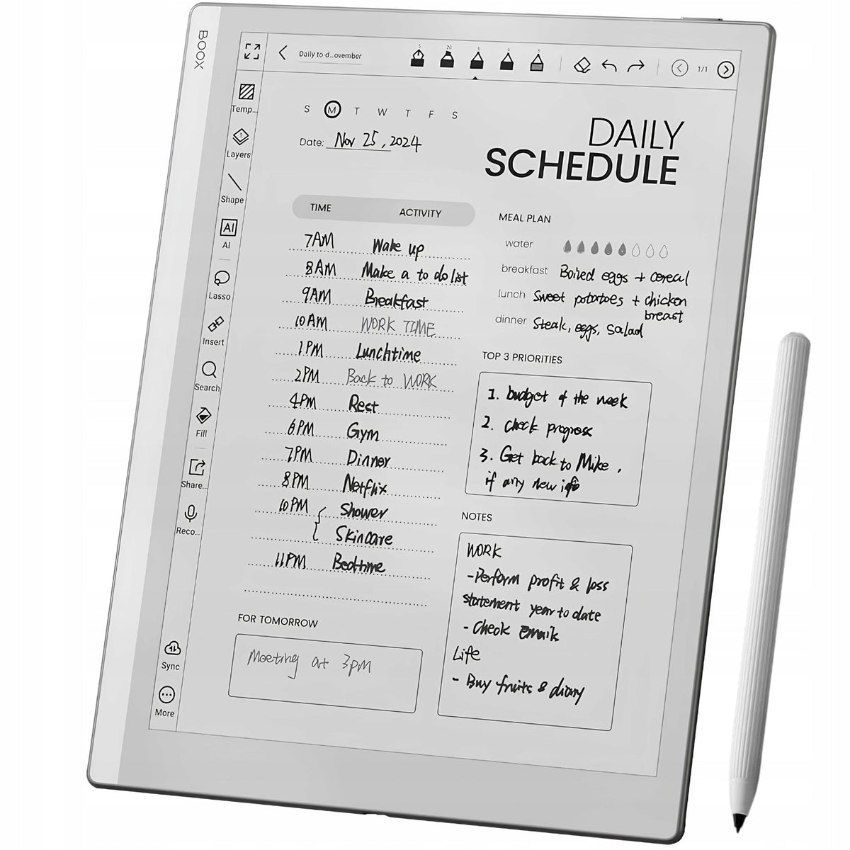 Ebook Tablet Reader Onyx Boox Go 10.3 E Ink Carta 1200 64GB Grey + Stylus