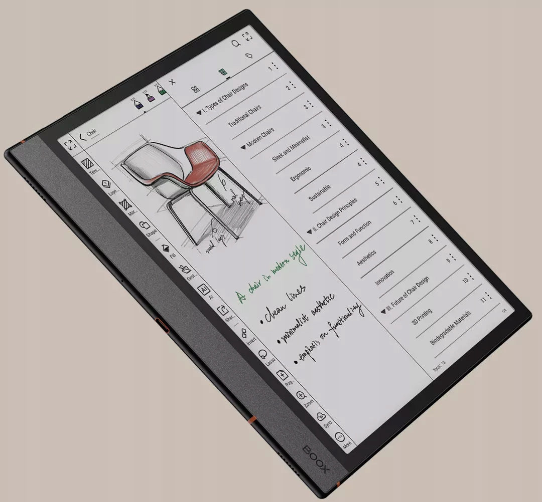 Ebook Tablet Reader Onyx Boox Note Air 4C 10,3 Cali 64GB 6GB Colour + Stylus Manufacturer code BOOX NOTE AIR 4C