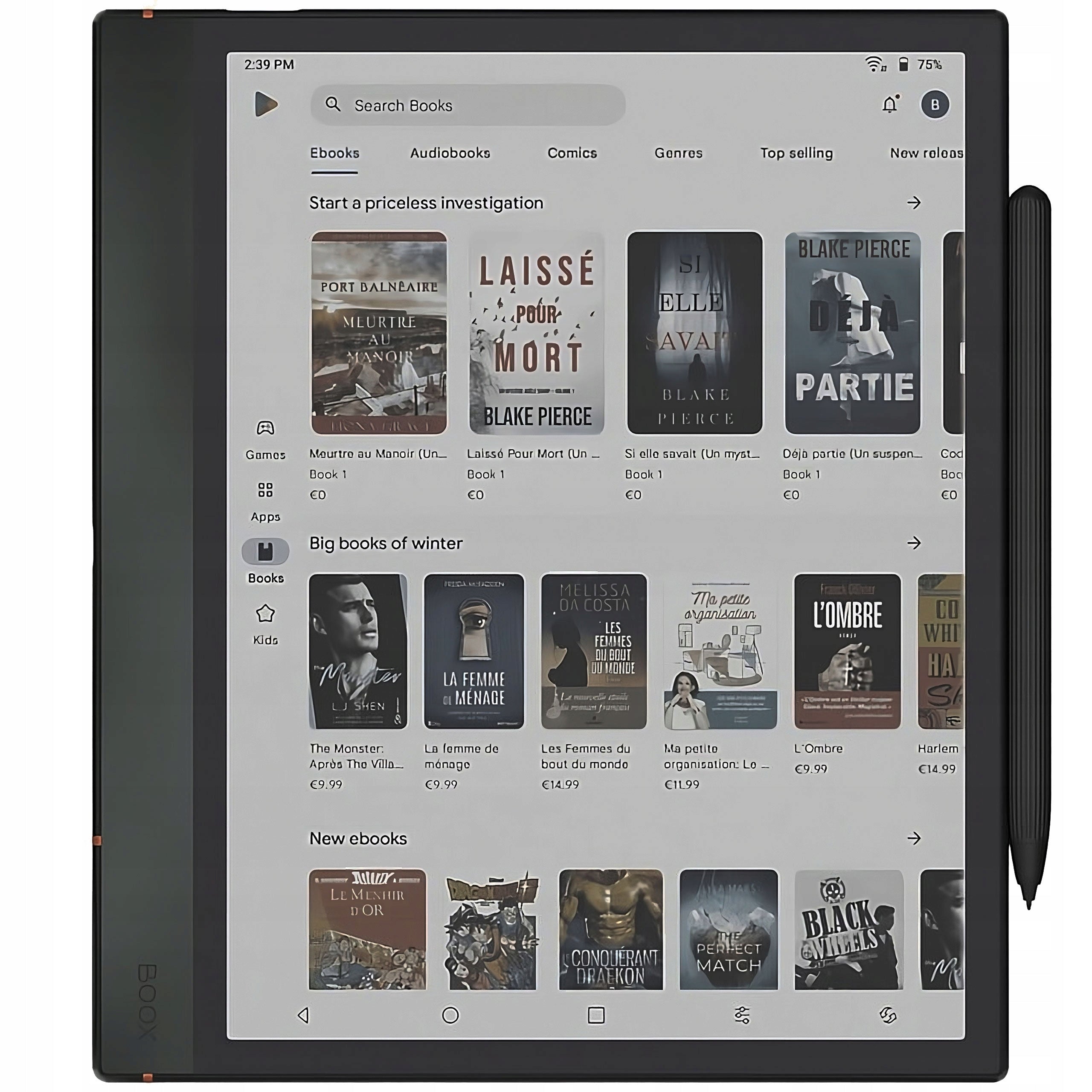 Ebook Tablet Reader Onyx Boox Note Air 4C 10,3 Cali 64GB 6GB Colour + Stylus