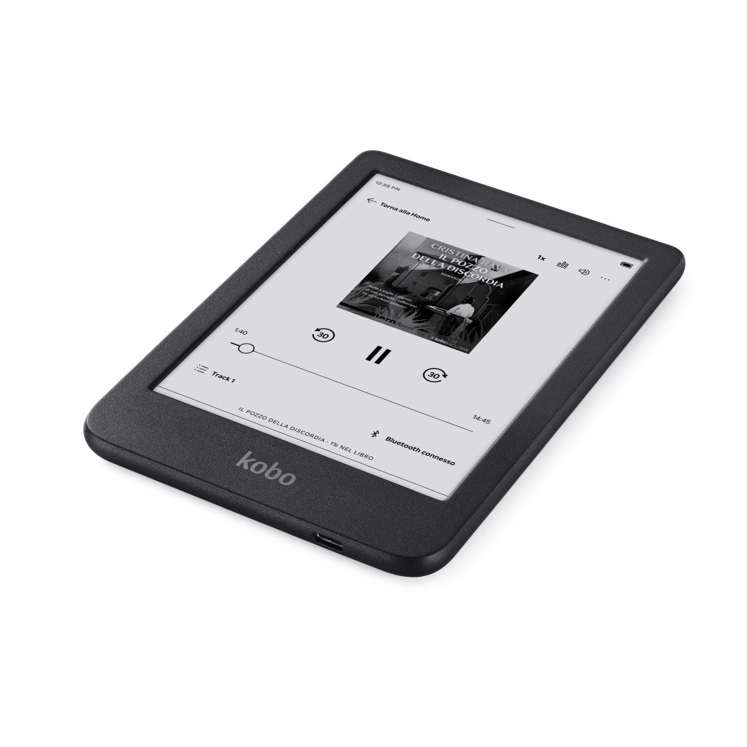 Ebook reader Kobo Clara BW 6 EInk Carta 1300HD 16GB Black Color black