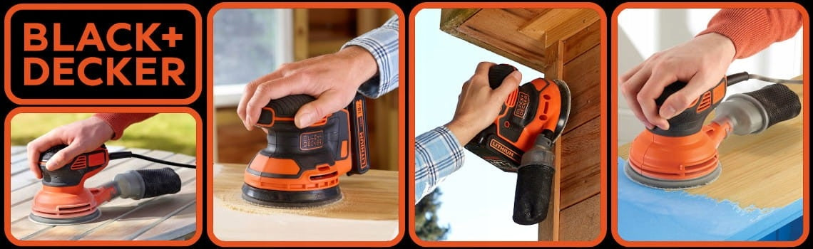 Eccentric grinding machine 480W 125mm suitcase + akc Black Decker KA191EK EAN (GTIN) 5035048129845