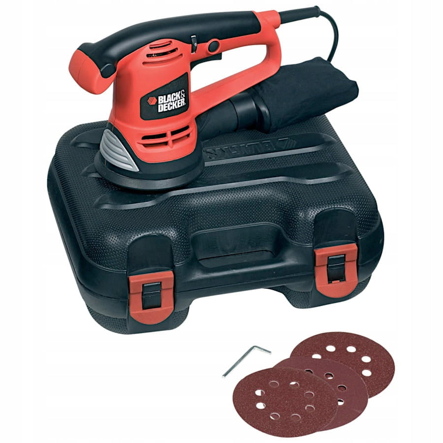 Eccentric grinding machine 480W 125mm suitcase + akc Black Decker KA191EK Manufacturer code KA191EK