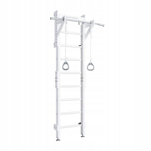 Eco 1 Wooden Gymnastics Ladder for Kids - White