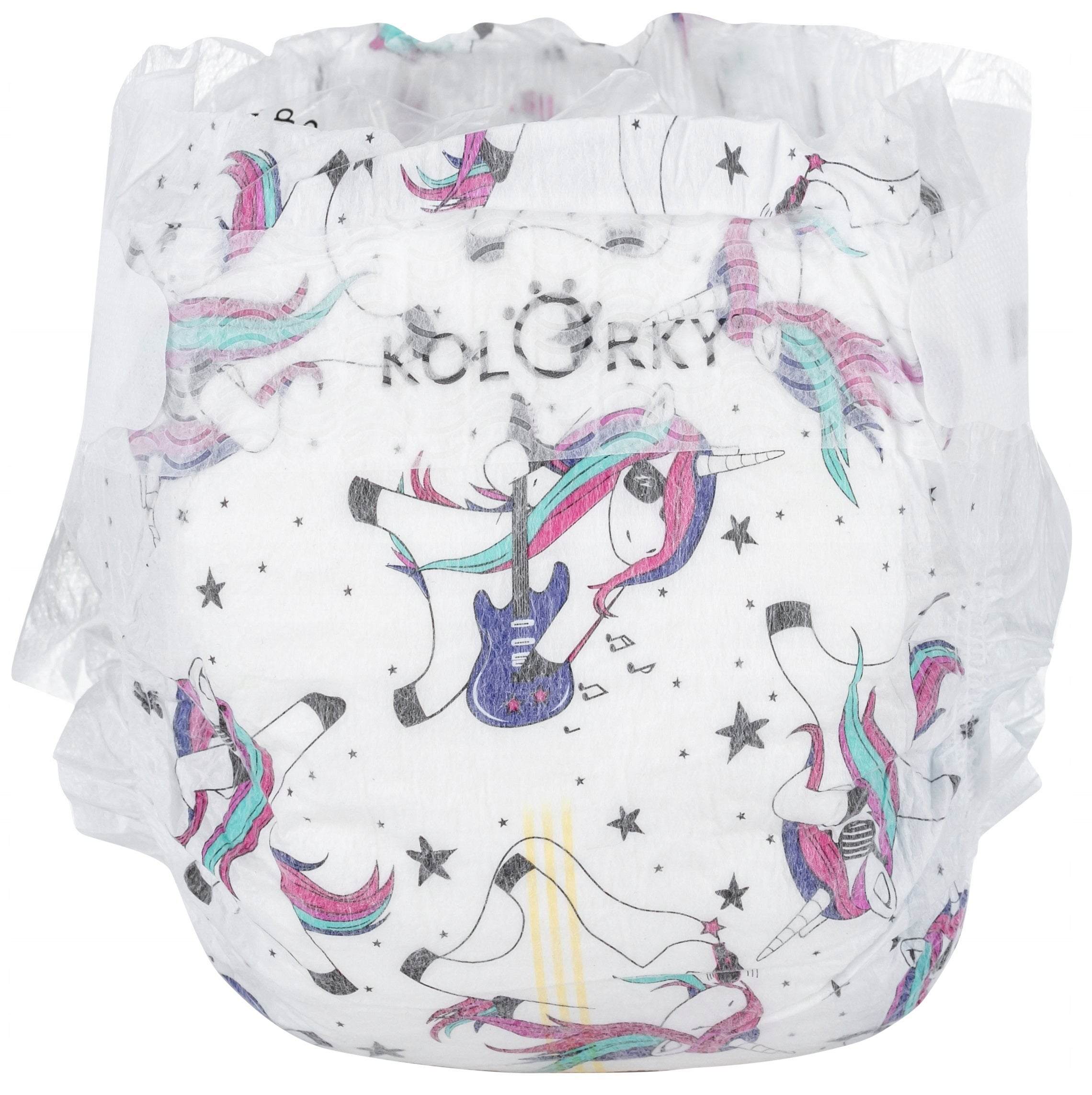 Eco-friendly absorbent diapers for the night Kolorky NIGHT XL 12-16 kg 17 pcs EKO
