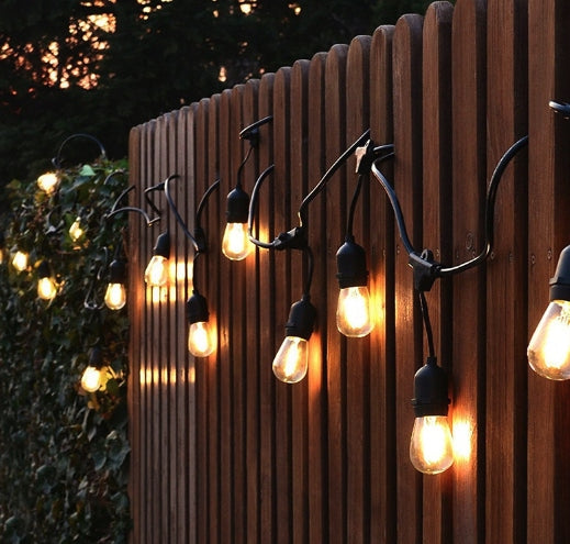 Edison Solar Garden Light Garland with Remote Control+ Network Charging Globe diameter 4 cm