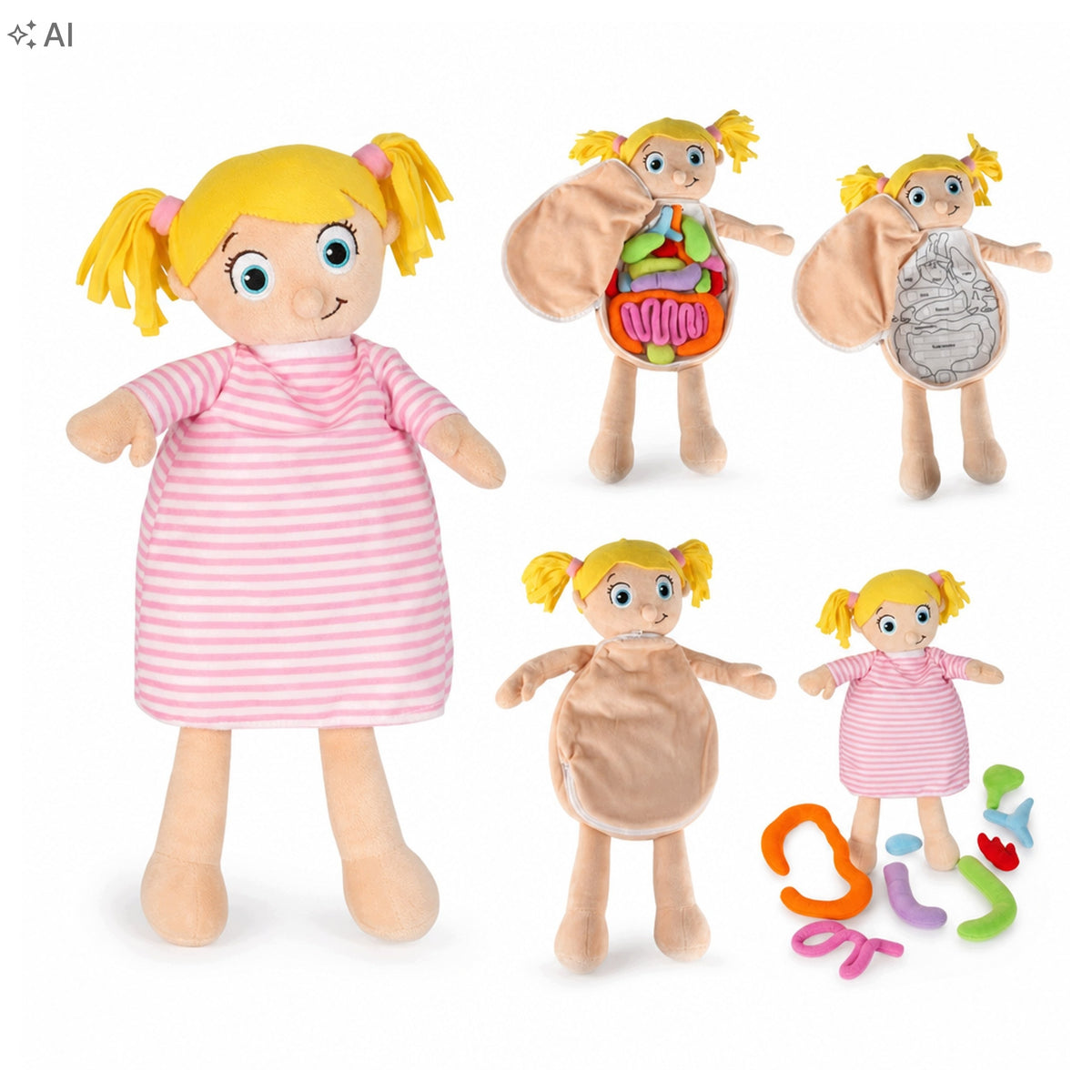 Educational Anatomical Doll Toy - Human Body Science for Children