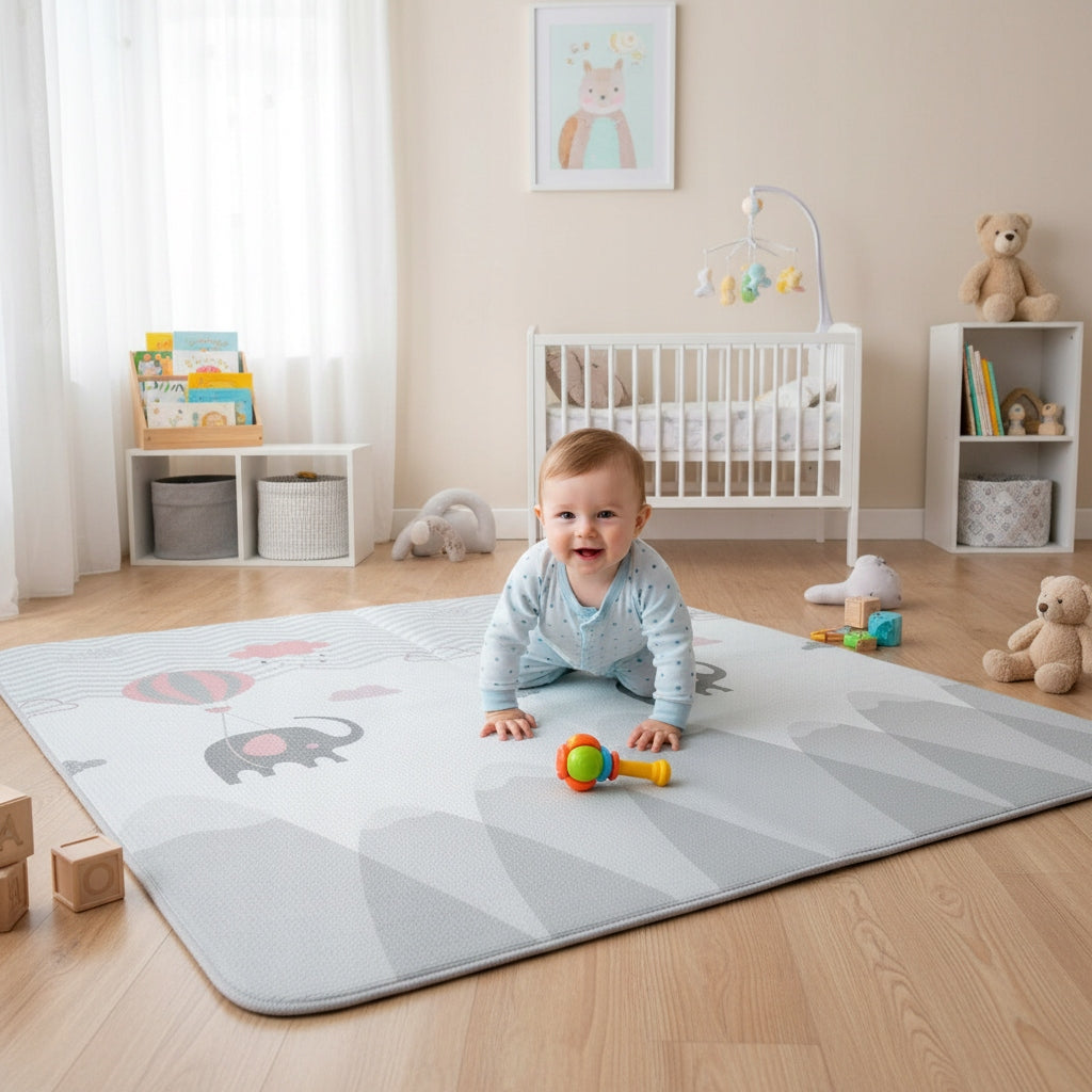 Educational Foam Mat Double Sided Folding Mat for Children CARPET 180x180 Manufacturer code Mata Edukacyjna 6385
