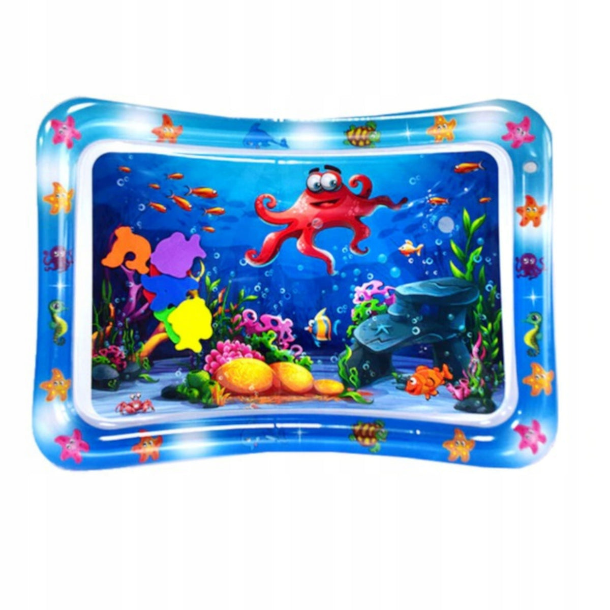Educational Inflatable Sensory Water Mat for Children Infant Learning Packaging status original