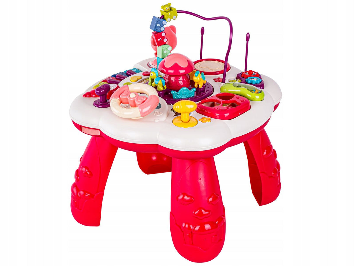 Educational Interactive Music Table for Kids + Piano Red Kid's age 12+ months
