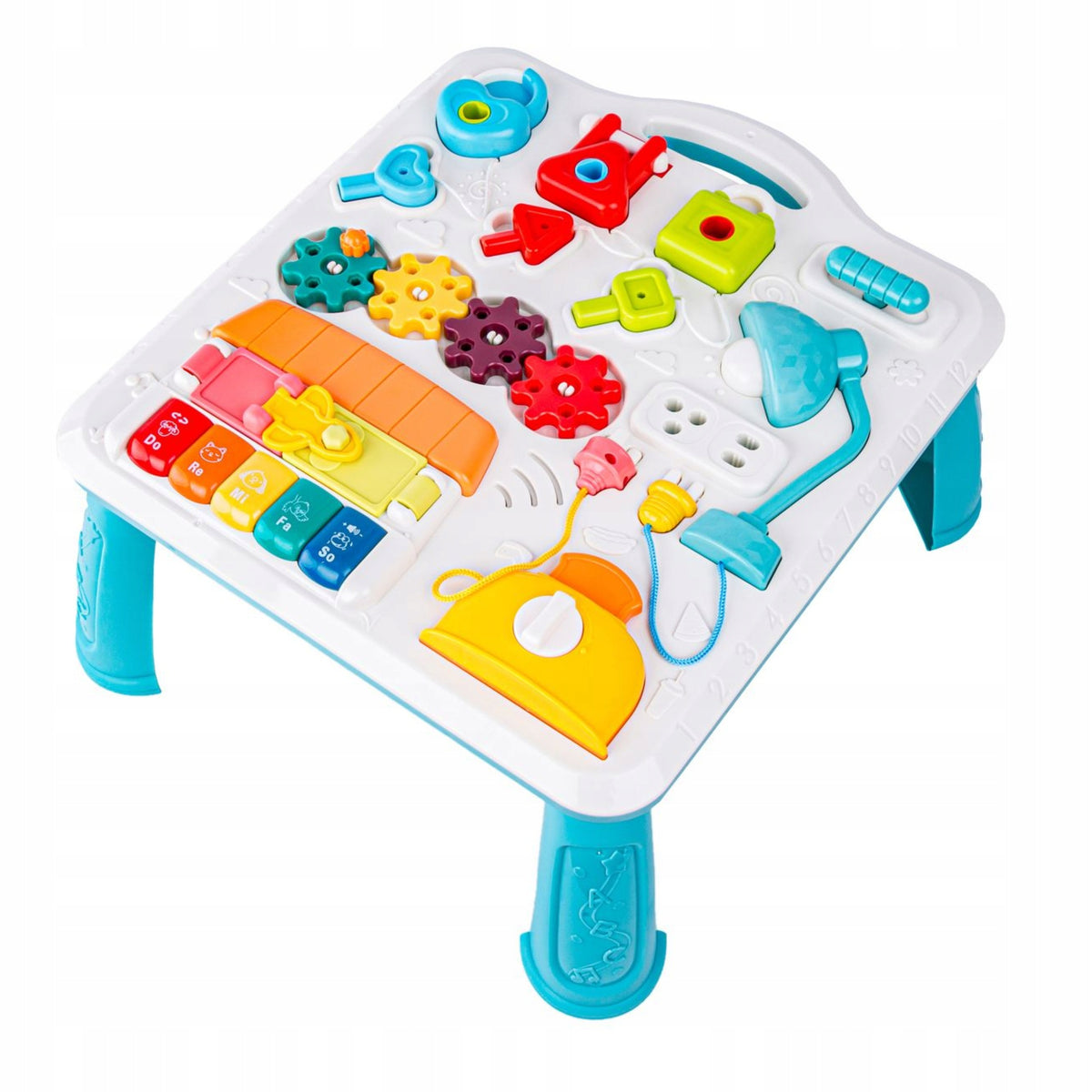 Educational Interactive Table Organs Lamp Lights Toaster Padlock for Key Manufacturer code 9925 ZW