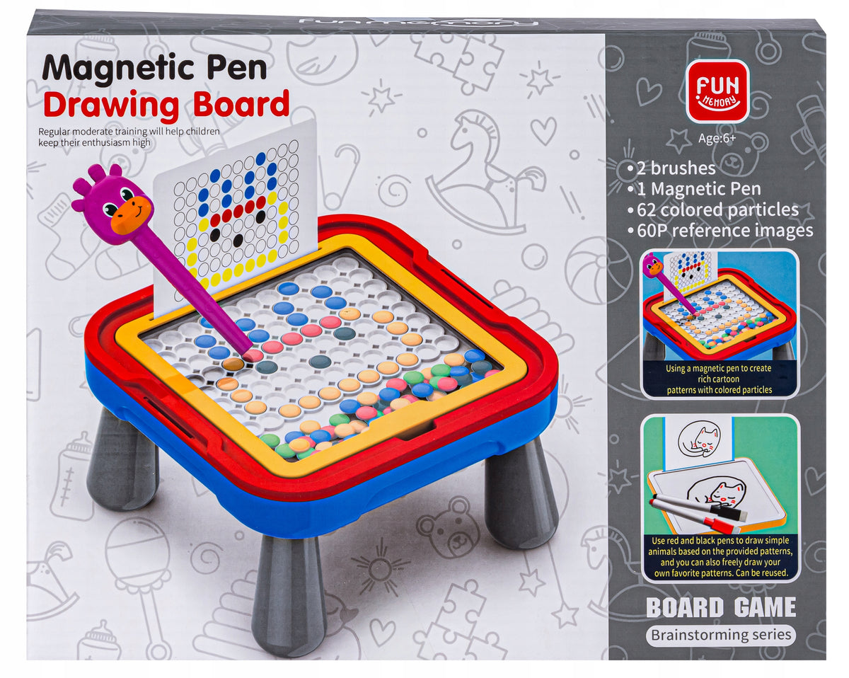 Educational MAGNETIC ERASABLE DRY erase BOARD 2IN1 TABLE Pens Brand ChRLD